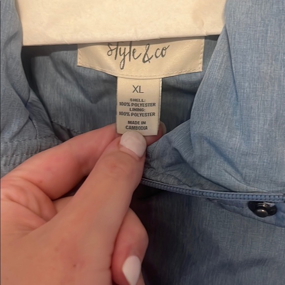 Blue Rain Jacket - Picture 2 of 4